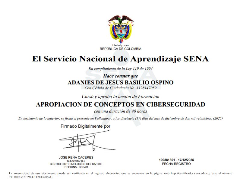 Certificado Técnico Multimedia
